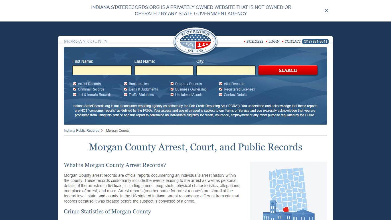 Morgan County Arrest, Court, and Public Records